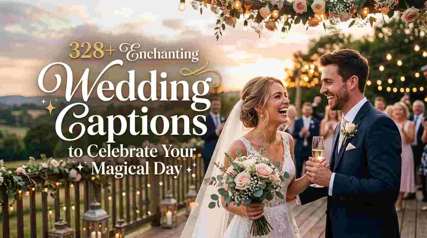 Enchanting Wedding Captions to Celebrate Your Magical Day