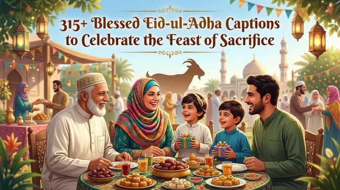 Blessed Eid Ul Adha Captions Celebrate Feast Sacrifice