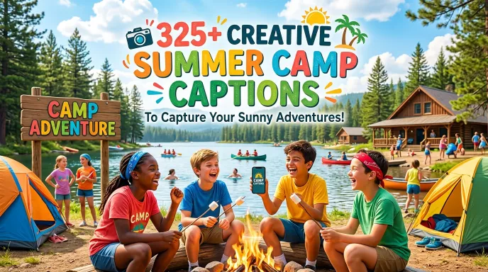 Creative Summer Camp Captions Capture Sunny Adventures