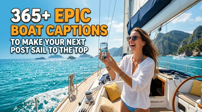 Epic Boat Captions Make Next Post Sail to Top