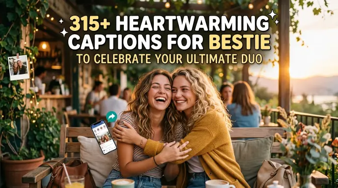 Heartwarming Captions Bestie Celebrate Ultimate Duo