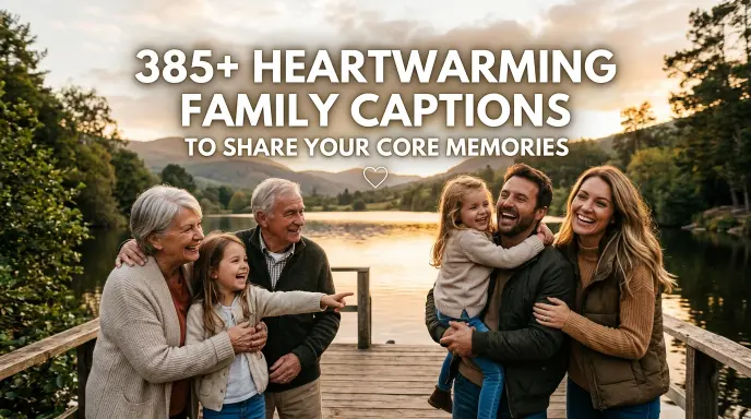 Heartwarming Family Captions Share Memories