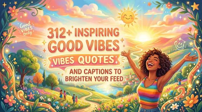 Inspiring Good Vibes Captions Brighten Feed