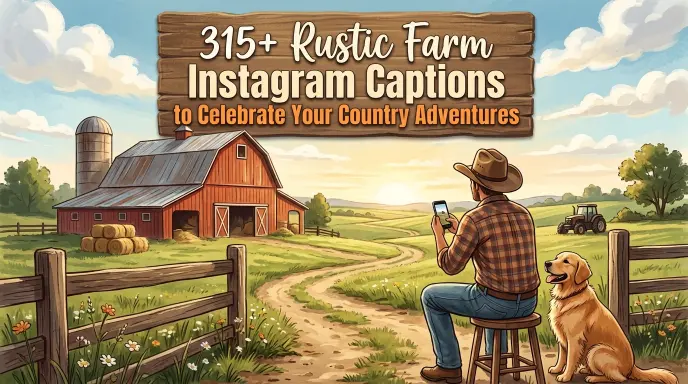Rustic Farm Instagram Captions Celebrate Country Adventures
