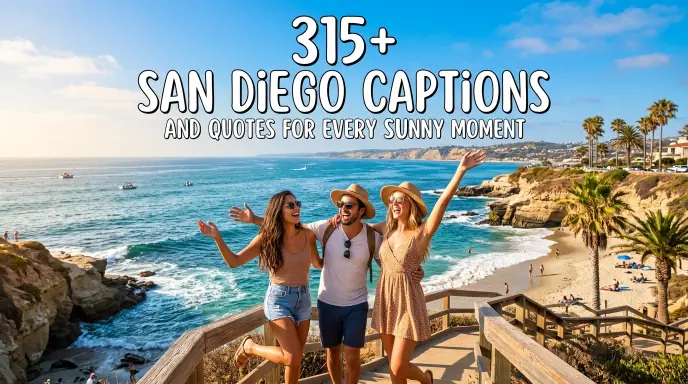 San Diego Captions With Quotes Every Sunny Moment