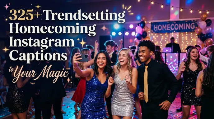 Trendsetting Homecoming Instagram Captions Remember Magic