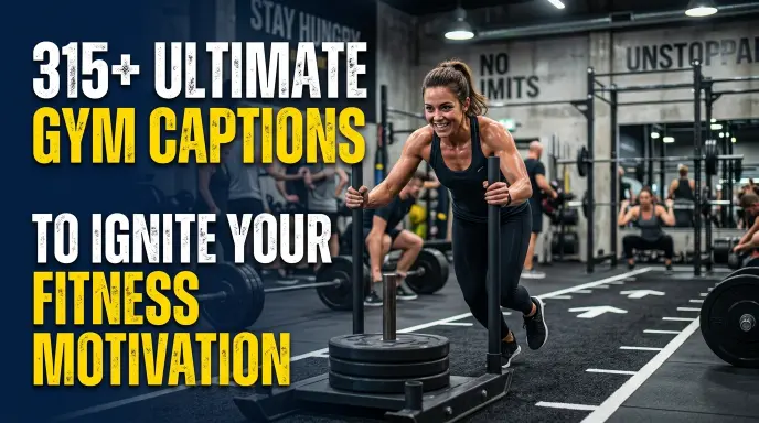 Ultimate Gym Captions Ignite Fitness Motivation