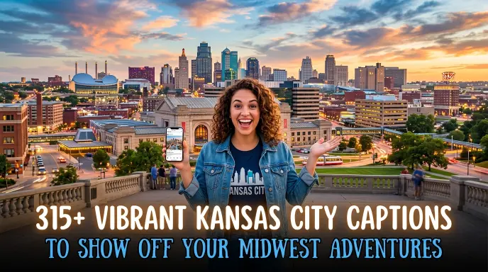 Vibrant Kansas City Captions Show Off Midwest Adventures
